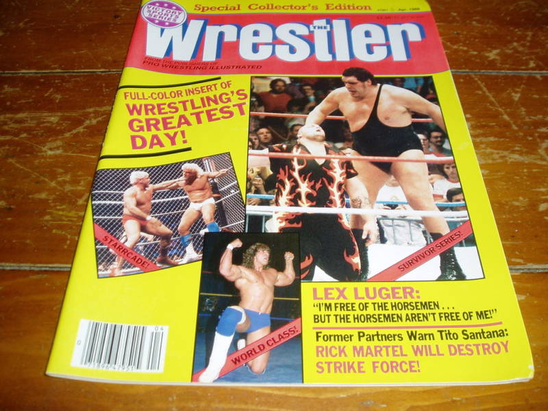 The Wrestler April 1988 Magazine PWcatalog