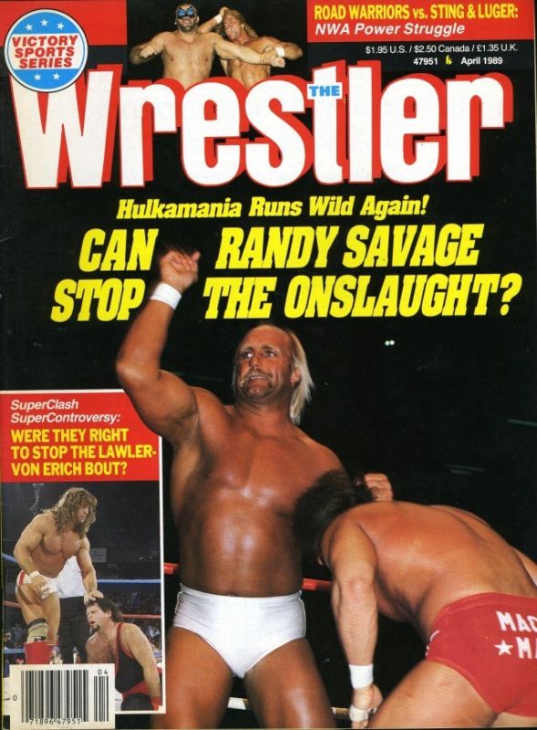 The Wrestler April 1989 Magazine PWcatalog