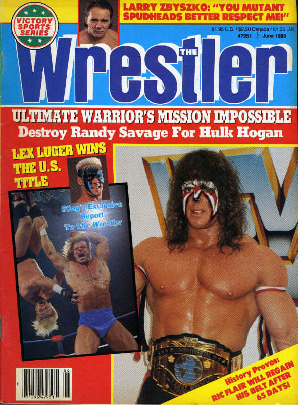 The Wrestler June 1989 Magazine PWcatalog