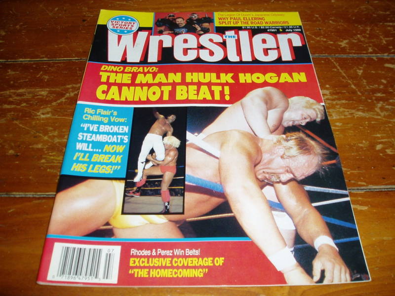 The Wrestler July 1989 Magazine PWcatalog