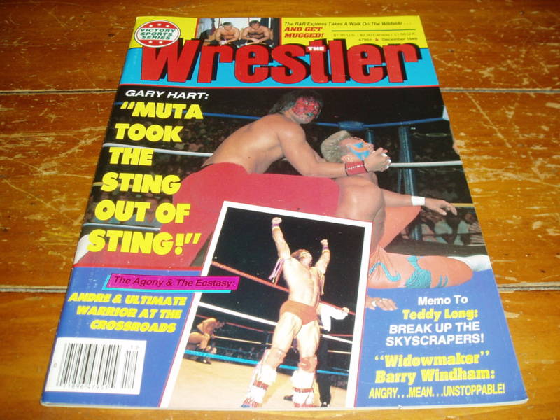 The Wrestler December 1989 Magazine PWcatalog