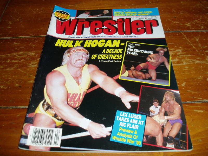 The Wrestler April 1990 Magazine PWcatalog