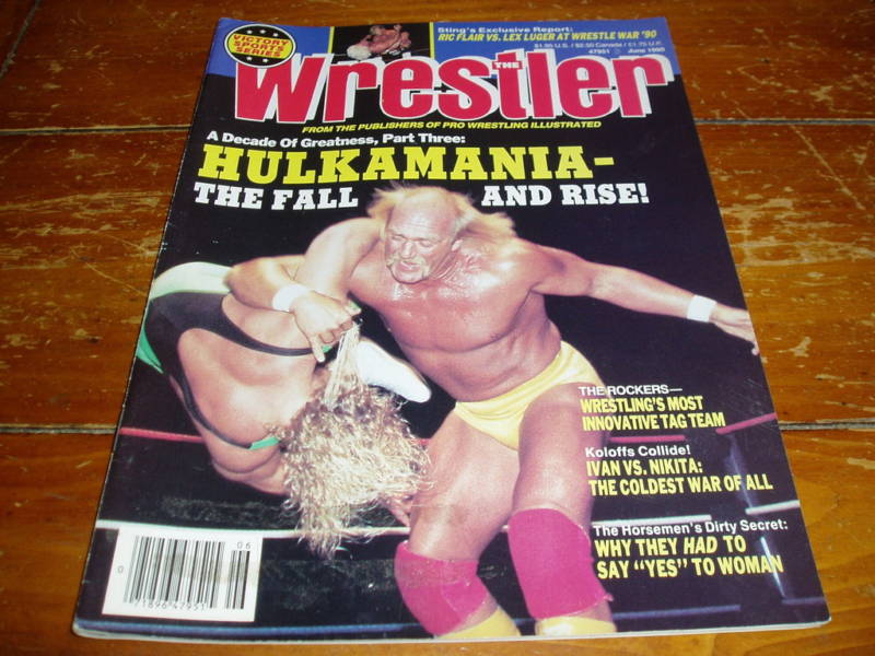 The Wrestler June 1990 Magazine PWcatalog