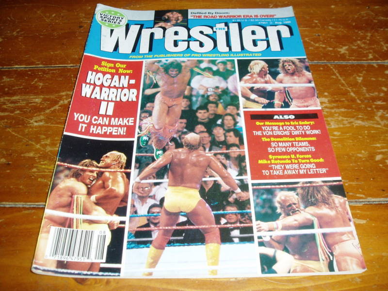 The Wrestler August 1990 Magazine PWcatalog