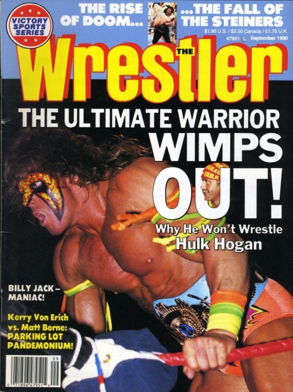 The Wrestler September 1990 Magazine PWcatalog