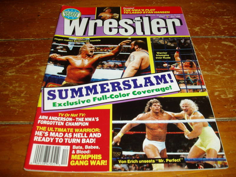 The Wrestler December 1990 Magazine PWcatalog