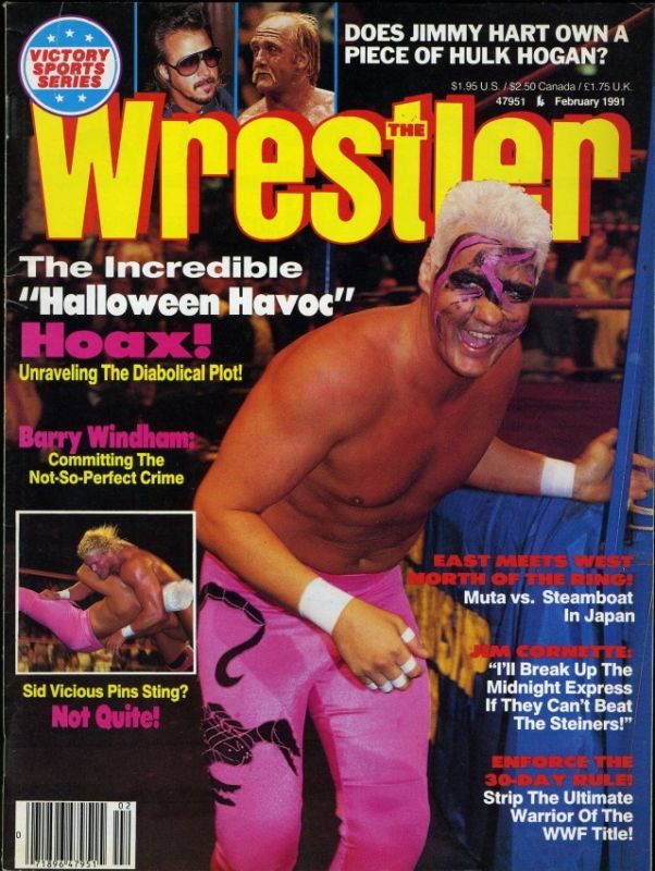 The Wrestler February 1991 Magazine PWcatalog