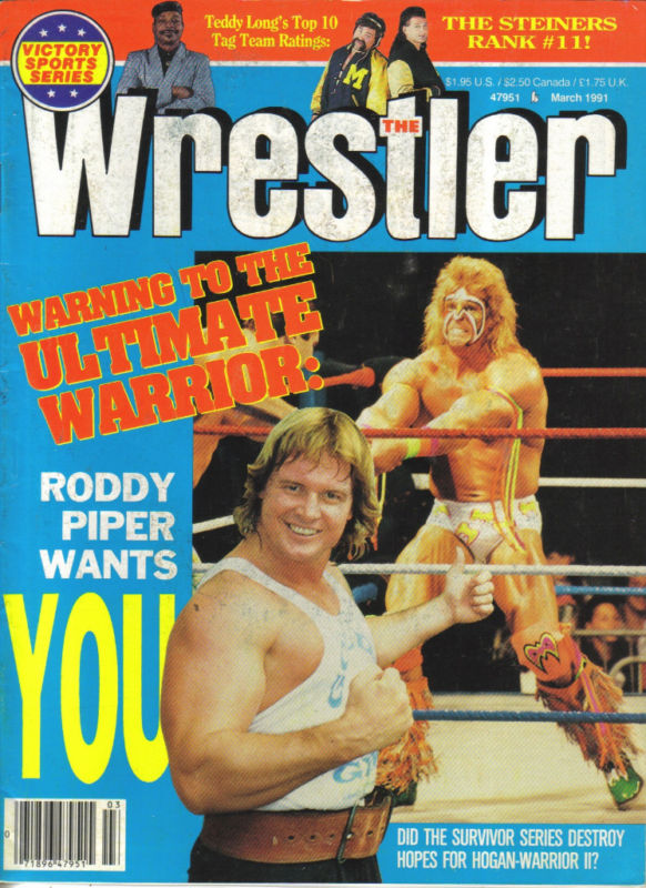 The Wrestler March 1991 Magazine PWcatalog