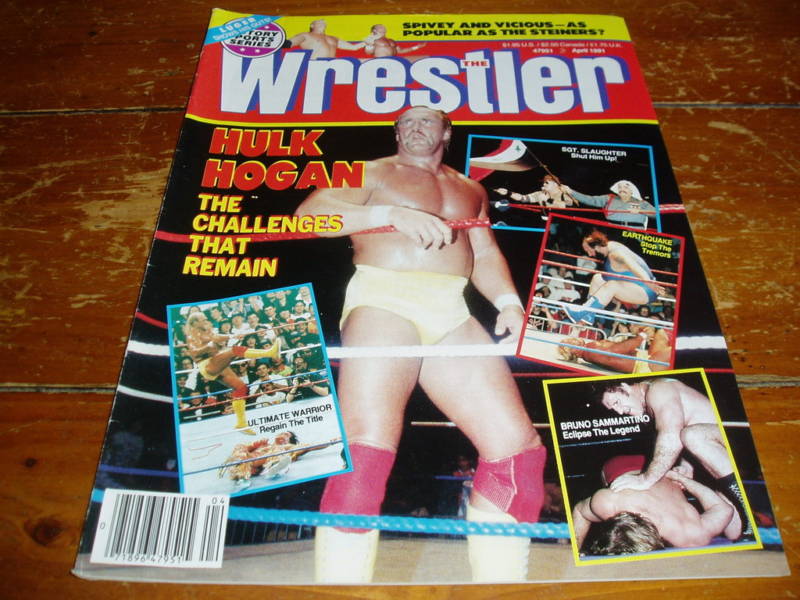 The Wrestler April 1991 Magazine PWcatalog