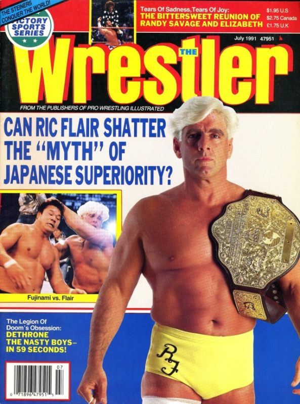 The Wrestler July 1991 Magazine PWcatalog