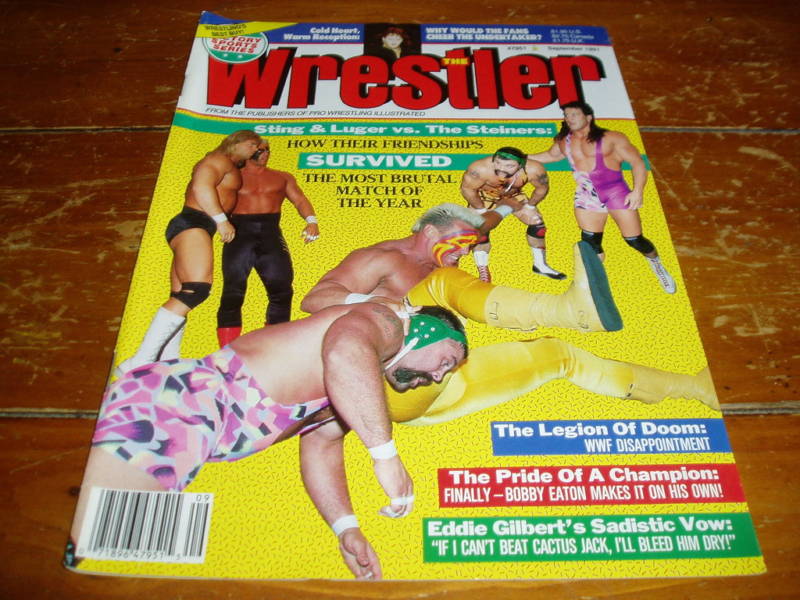 The Wrestler September 1991 Magazine PWcatalog