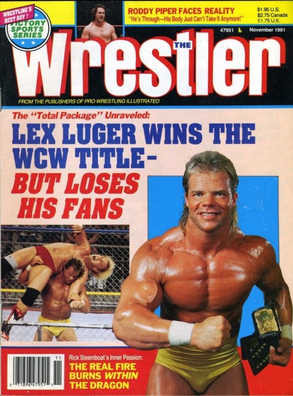 The Wrestler November 1991 Magazine PWcatalog