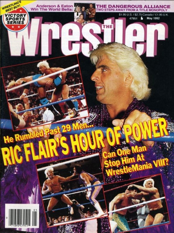The Wrestler May 1992 Magazine PWcatalog