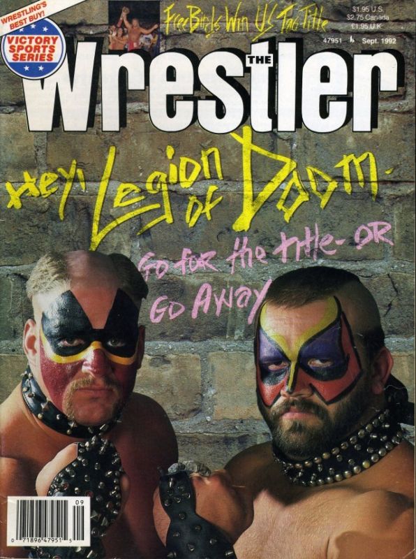 The Wrestler September 1992 Magazine PWcatalog