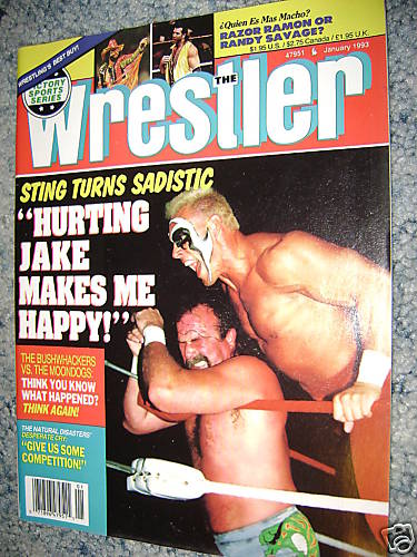 The Wrestler January 1993 Magazine PWcatalog