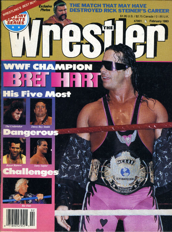 The Wrestler February 1993 Magazine PWcatalog