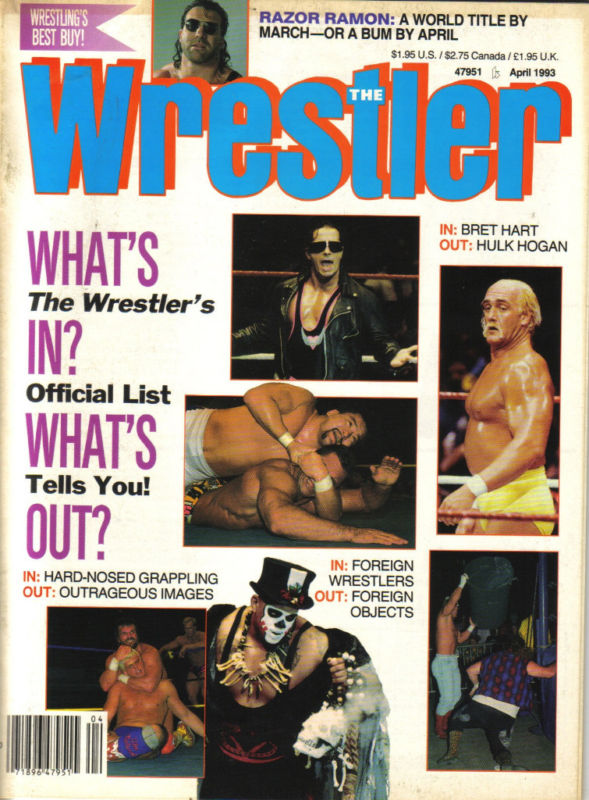 The Wrestler April 1993 Magazine PWcatalog
