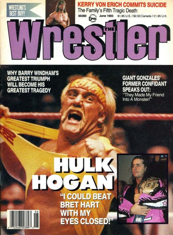 The Wrestler June 1993 Magazine PWcatalog