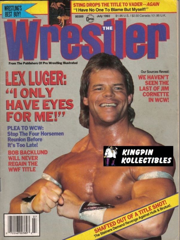 The Wrestler July 1993 Magazine PWcatalog