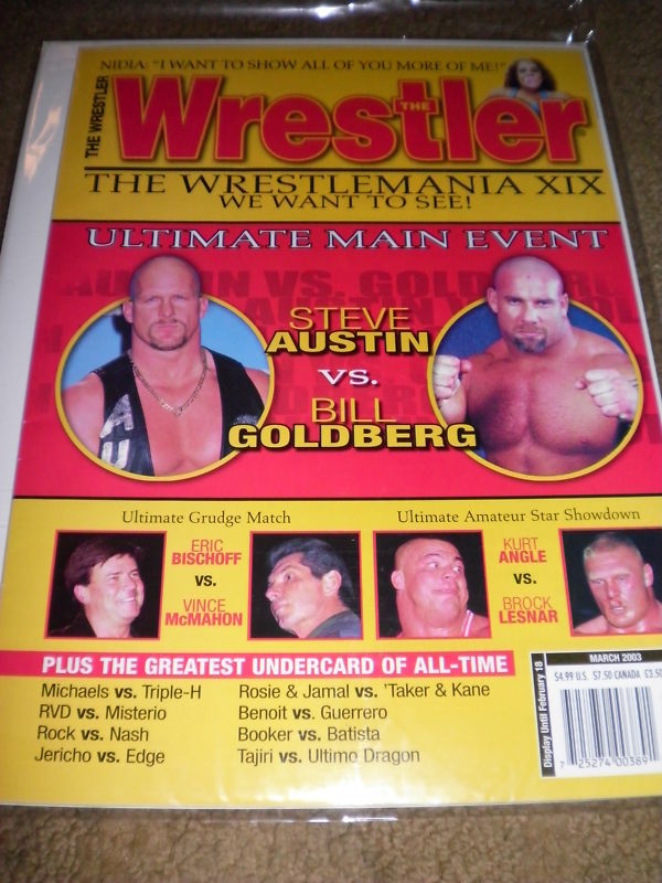 The Wrestler March 2003 Magazine PWcatalog