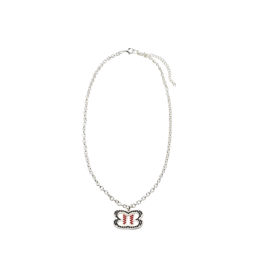 The Bellas Logo Silver Necklace PWcatalog