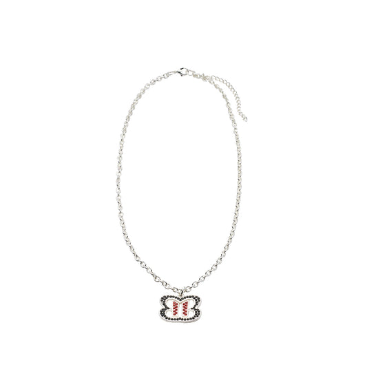 The Bellas Logo Silver Necklace