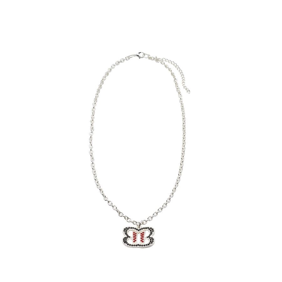 The Bellas Logo Silver Necklace PWcatalog