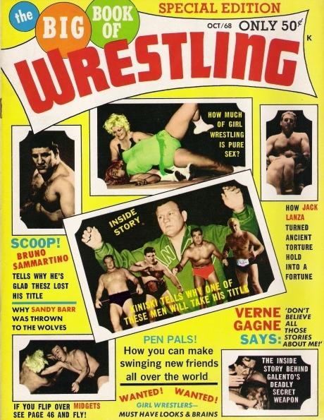 The Big book of wrestling October 1968 Magazine PWcatalog