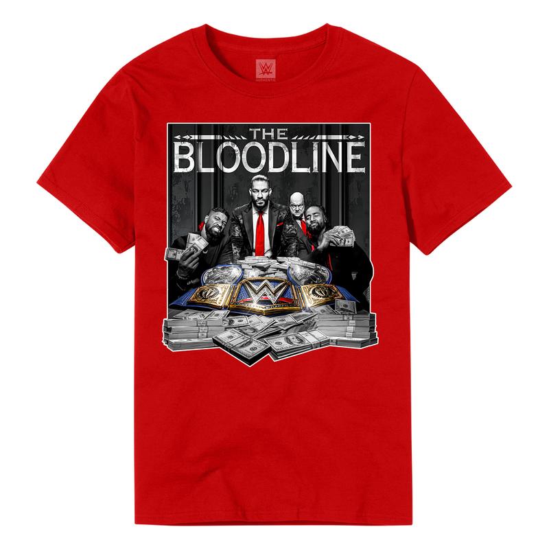 The Bloodline We The Ones Red Authentic T-Shirt Pwcatalog