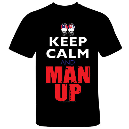The Briscoes Keep Calm and Man Up T-Shirt Pwcatalog