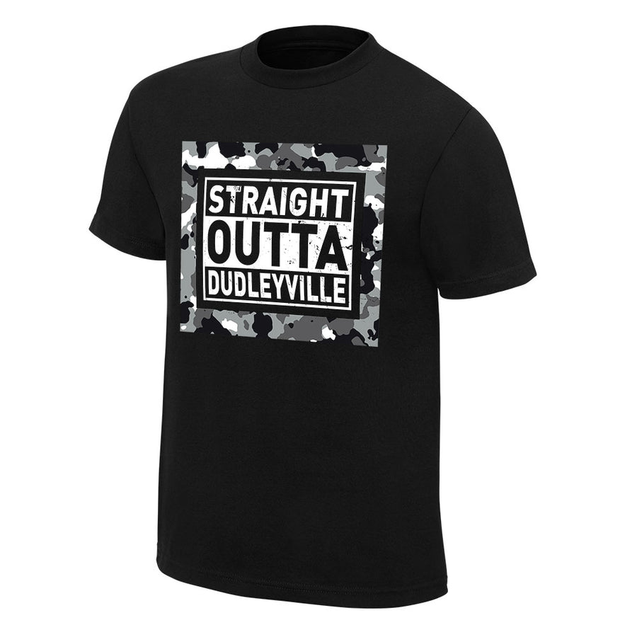 The Dudley Boyz Straight out of Dudleyville Authentic T-Shirt Pwcatalog