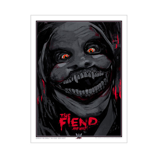 The Fiend Bray Wyatt Icons Of The Ring 18x24 Art Print Pwcatalog