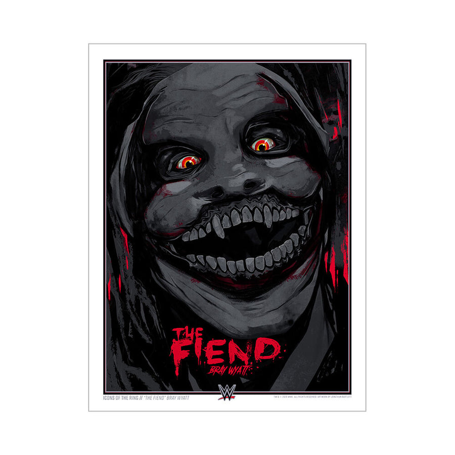 The Fiend Bray Wyatt Icons Of The Ring 18x24 Art Print