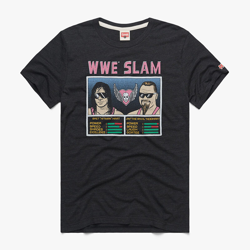 The Hart Foundation WWE Slam Homage T-Shirt