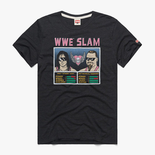 The Hart Foundation WWE Slam Homage T-Shirt