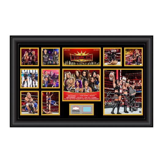 The IIconics WrestleMania 35 Signed Commemorative Plaque Pwcatalog