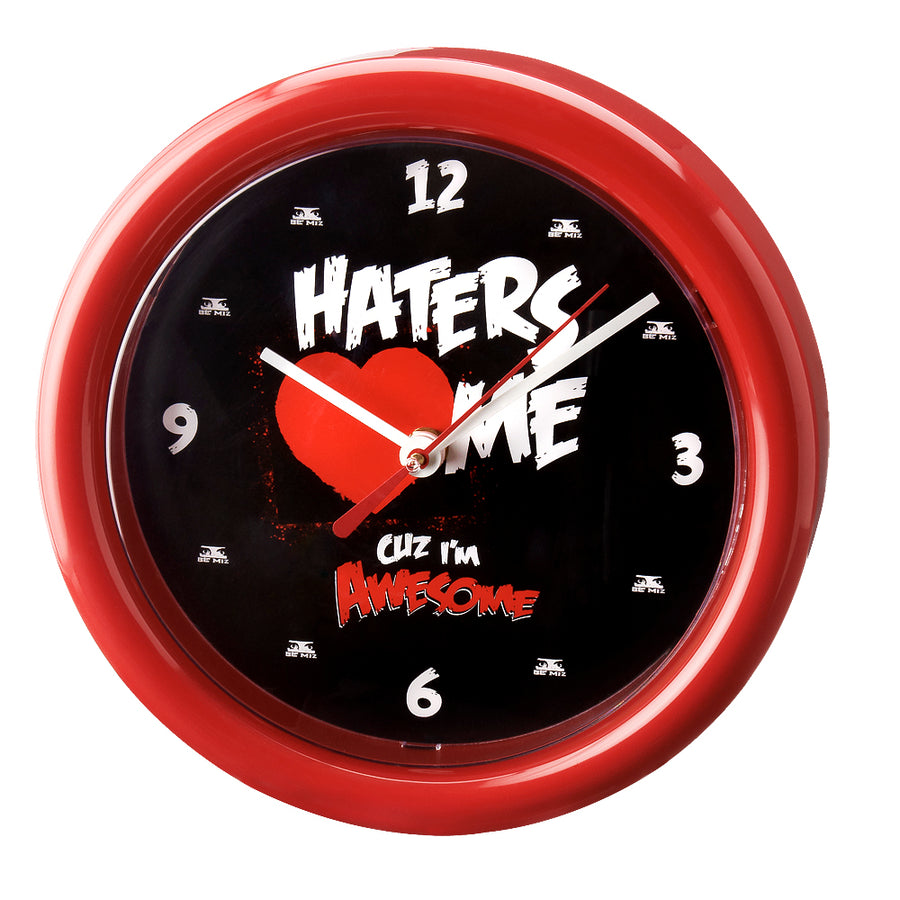 The Miz Haters Love Me Wall Clock Pwcatalog