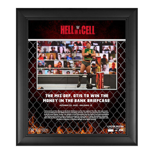 The Miz Hell In A Cell 2020 15x17 Commemorative Plaque