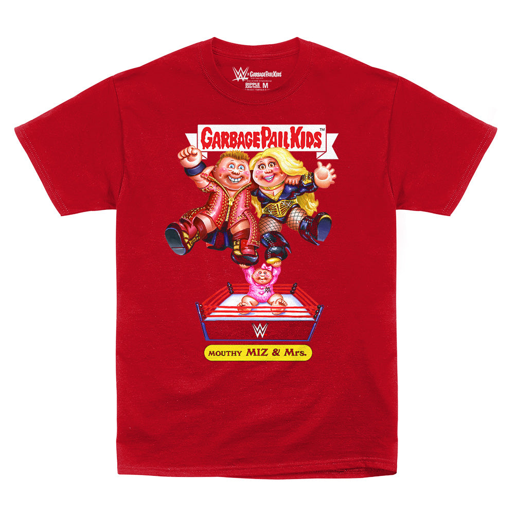 The Miz Mouthy Miz & Mrs Garbage Pail Kids T-Shirt Pwcatalog