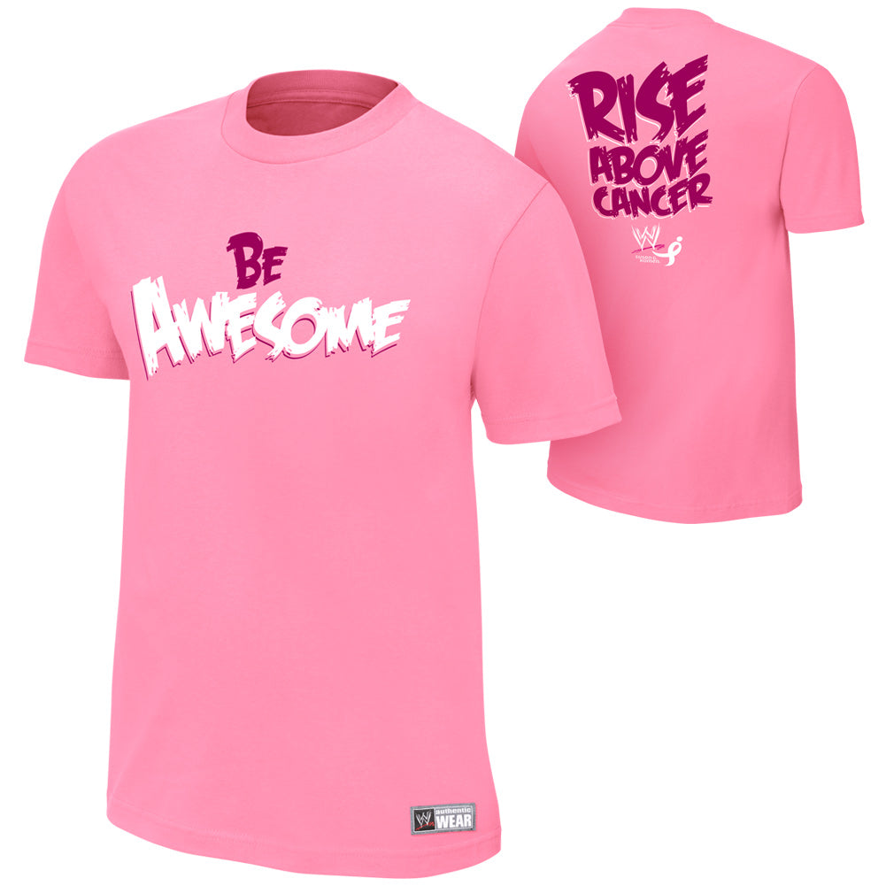 The Miz Rise Above Cancer Pink T-Shirt Pwcatalog