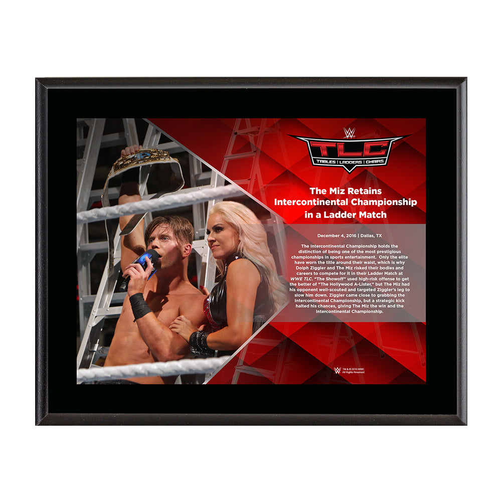The Miz TLC 2016 10 x 13 Commemorative Photo Plaque Pwcatalog