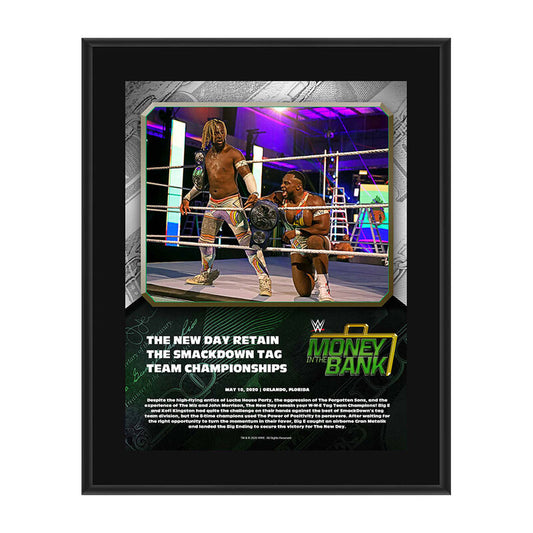 The New Day Money In The Bank 2020 10 x 13 Limited Edition Plaque Pwcatalog