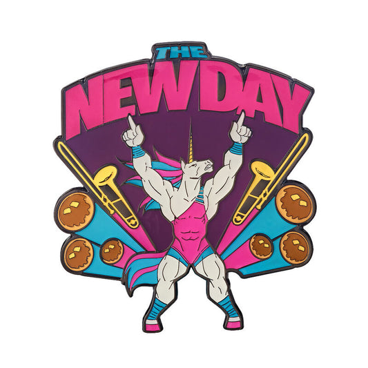 The New Day Pancake Unicorn Deluxe Limited Edition Logo Pin