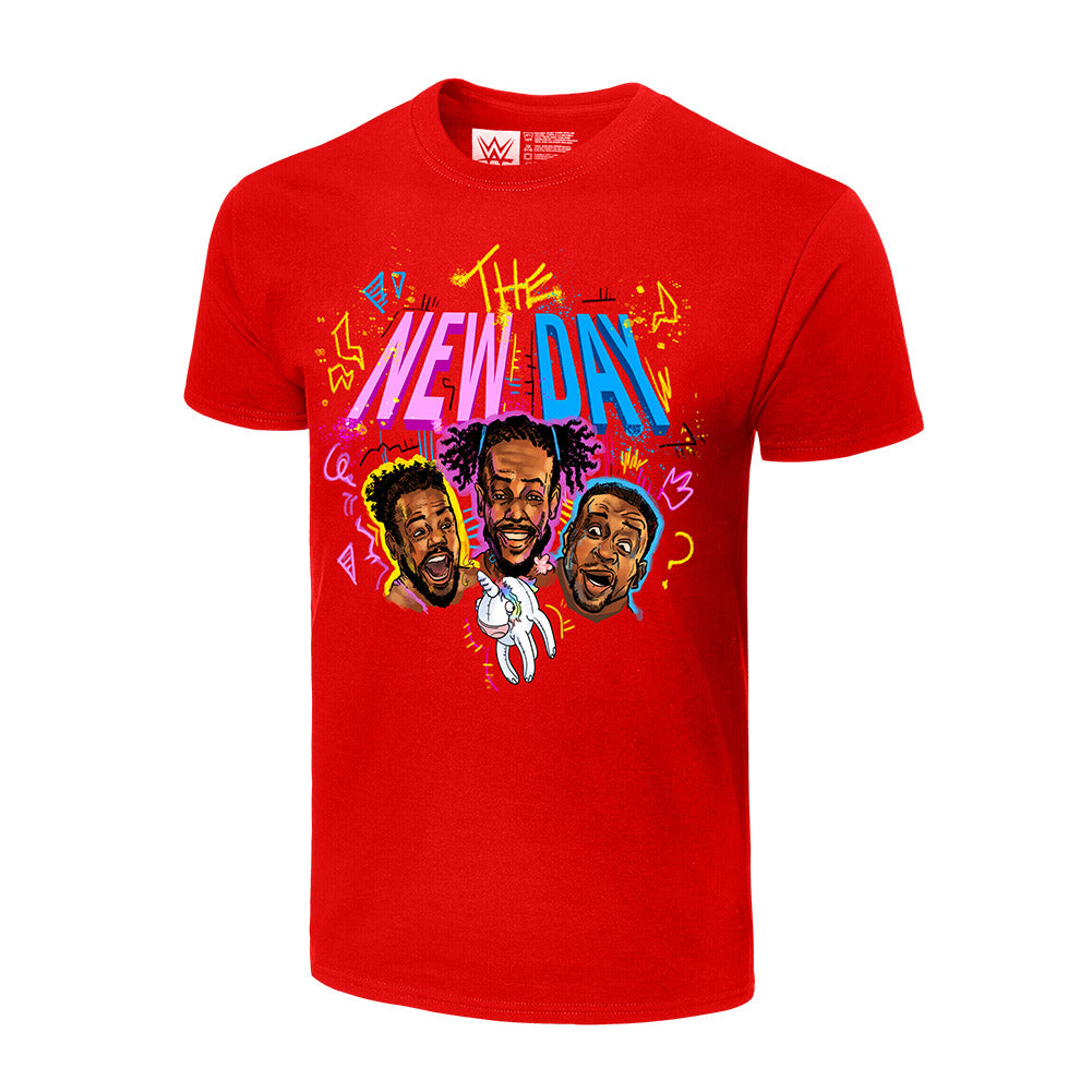 The New Day Unicorn Balloon Authentic T-Shirt
