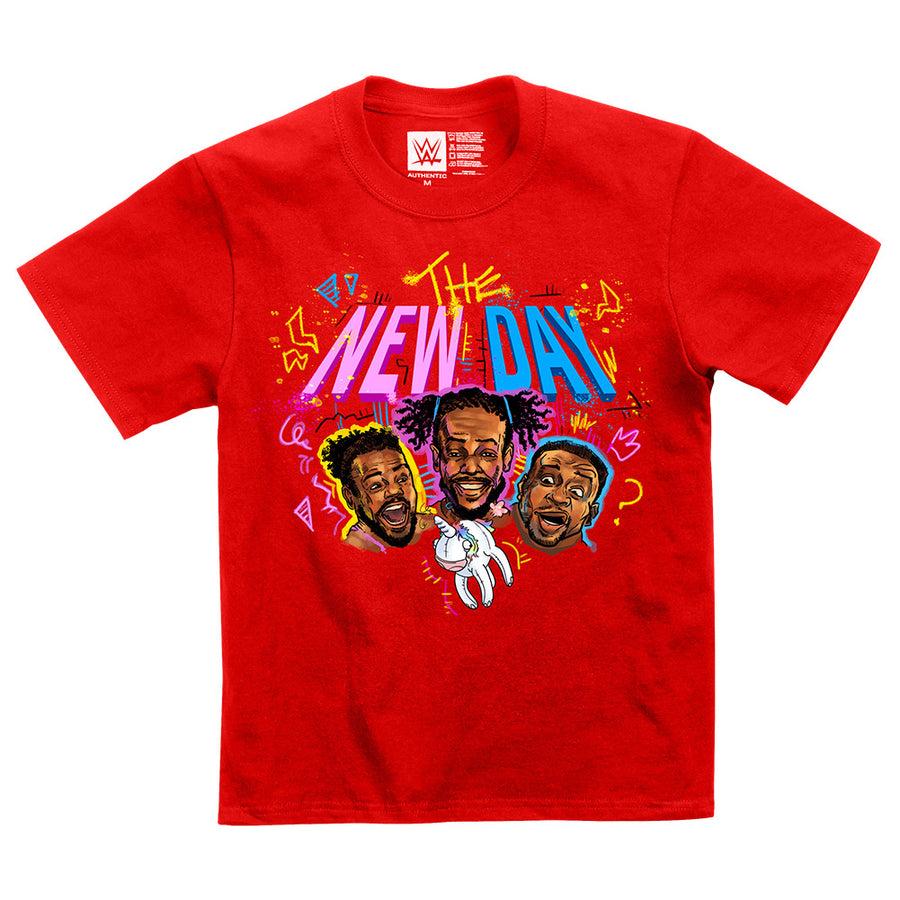 The New Day Unicorn Balloon Youth Authentic T-Shirt Pwcatalog