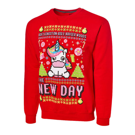 The New Day Unicorn Ugly Holiday Sweatshirt