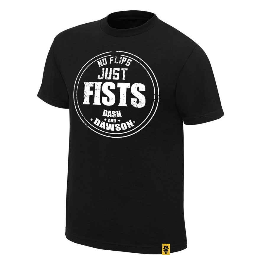 The Revival No Flips, Just Fists Authentic T-Shirt Pwcatalog