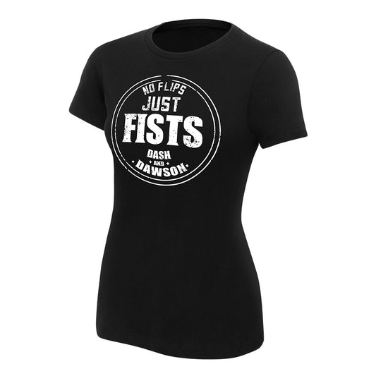The Revival No Flips, Just Fists Women's Authentic T-Shirt Pwcatalog