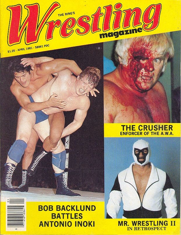 The Ring Wrestling April 1981 Magazine PWcatalog
