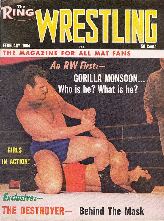 The Ring Wrestling February 1964 Magazine PWcatalog